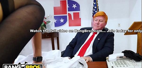  BANGBROS - The President Is Fond Of Pornstars, So He Invites Luna Star Over To Get Her Pussy Grabbed